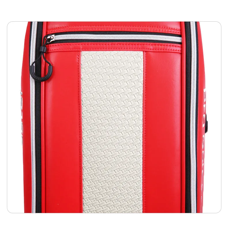 PGM QB136 custom logo golf bag travel microfiber leather golf bag with wheels