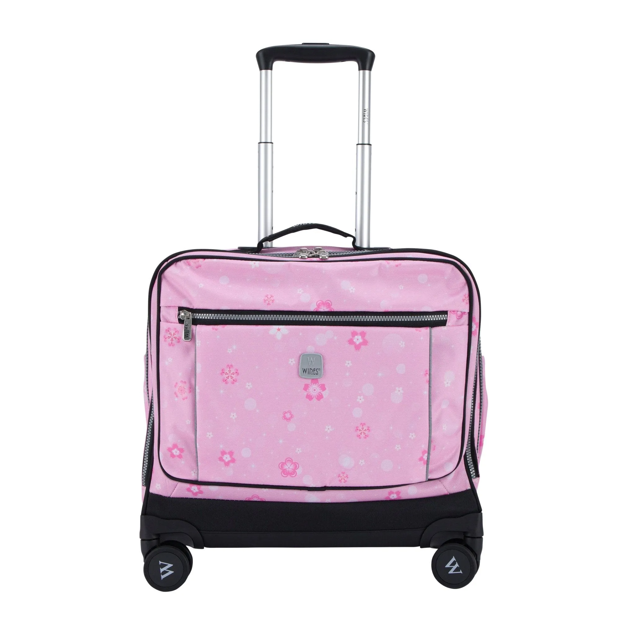 Pink Snowflakes School Bag Trolley Set of 4(Lunch Bag & Pencil Case) Lunch Box