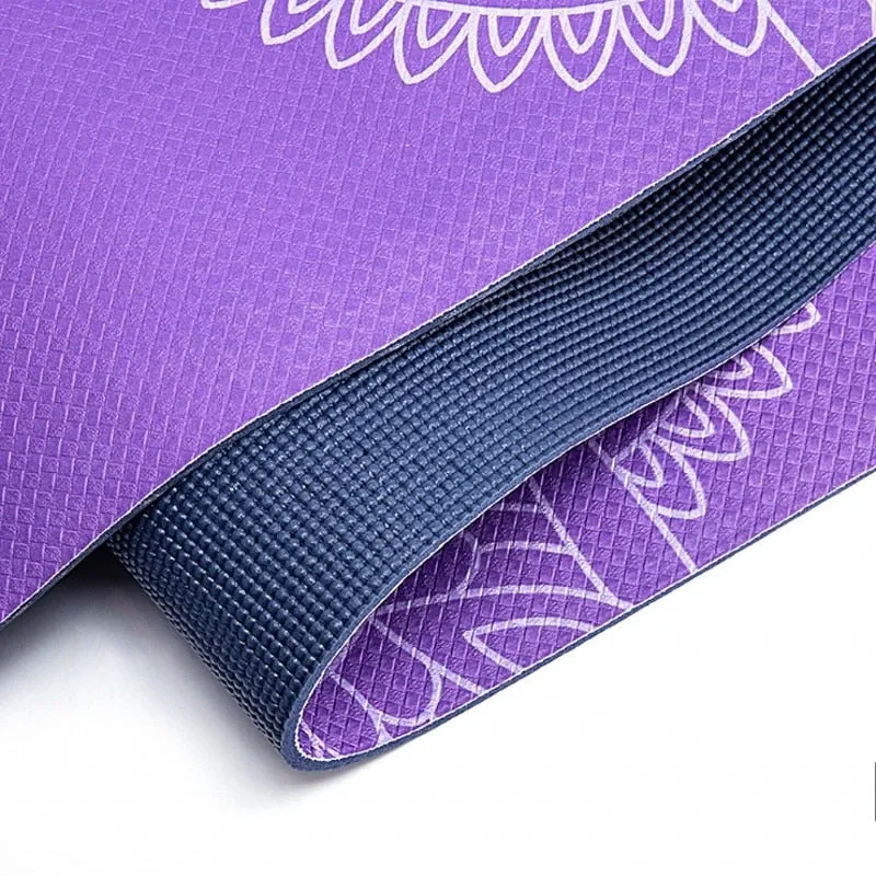 Pisces: Yoga Mat for Zodiac Lovers. Personalized Sun Sign Pilates mat. Extra thick, Non Slip. WickedYo.