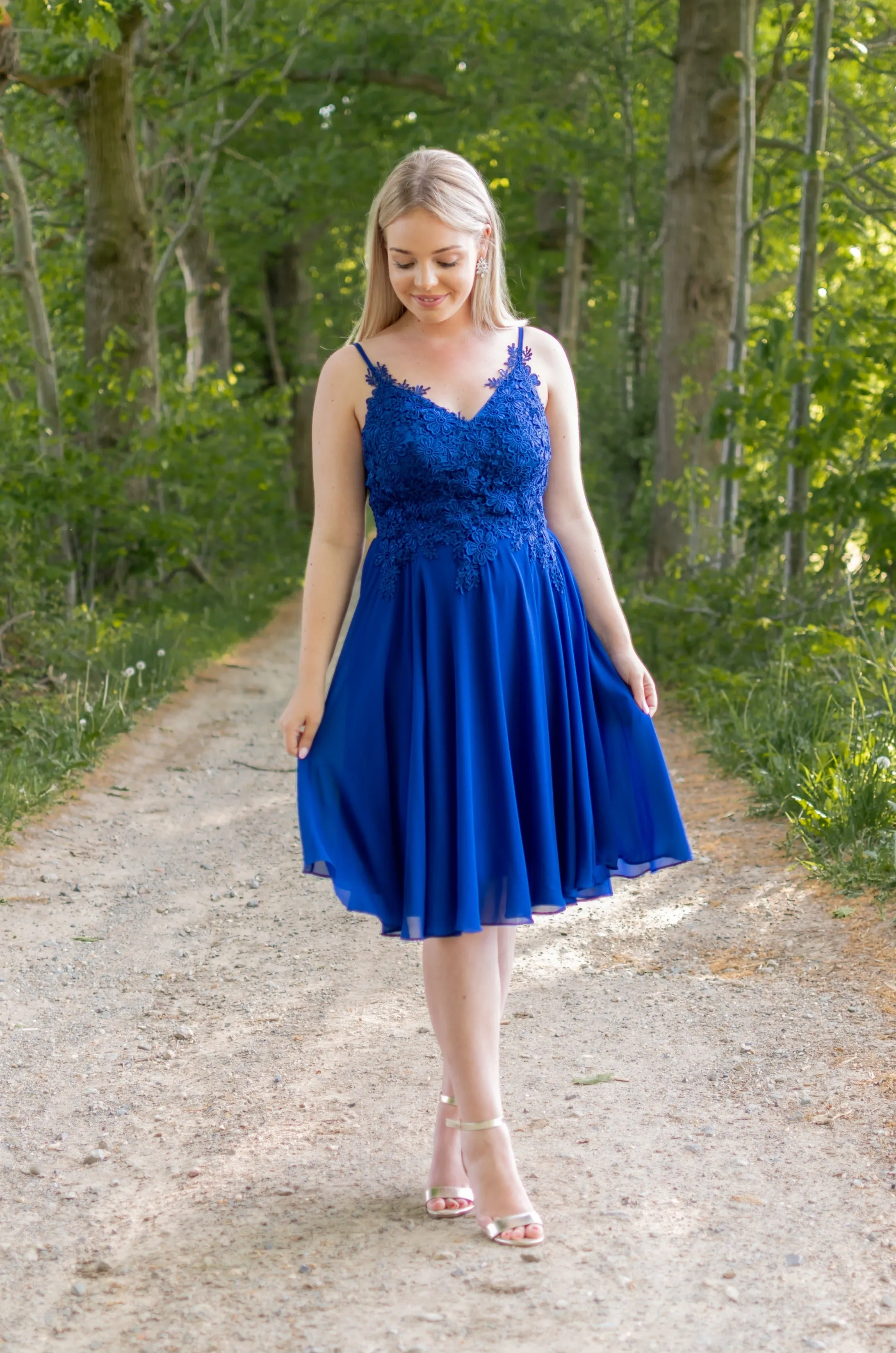 Precious Dress - Bright Blue