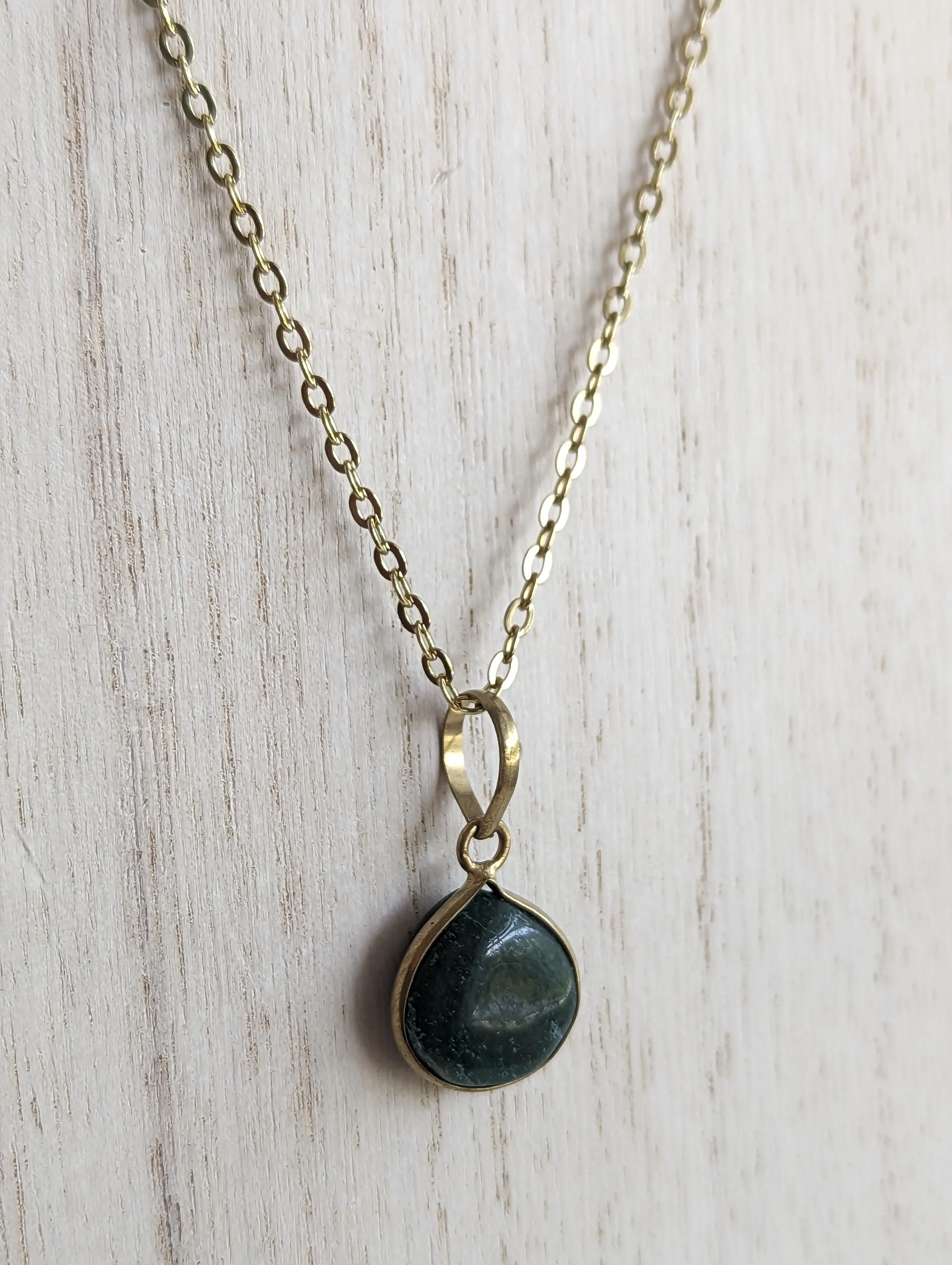 Precious Forrest Stone Necklace