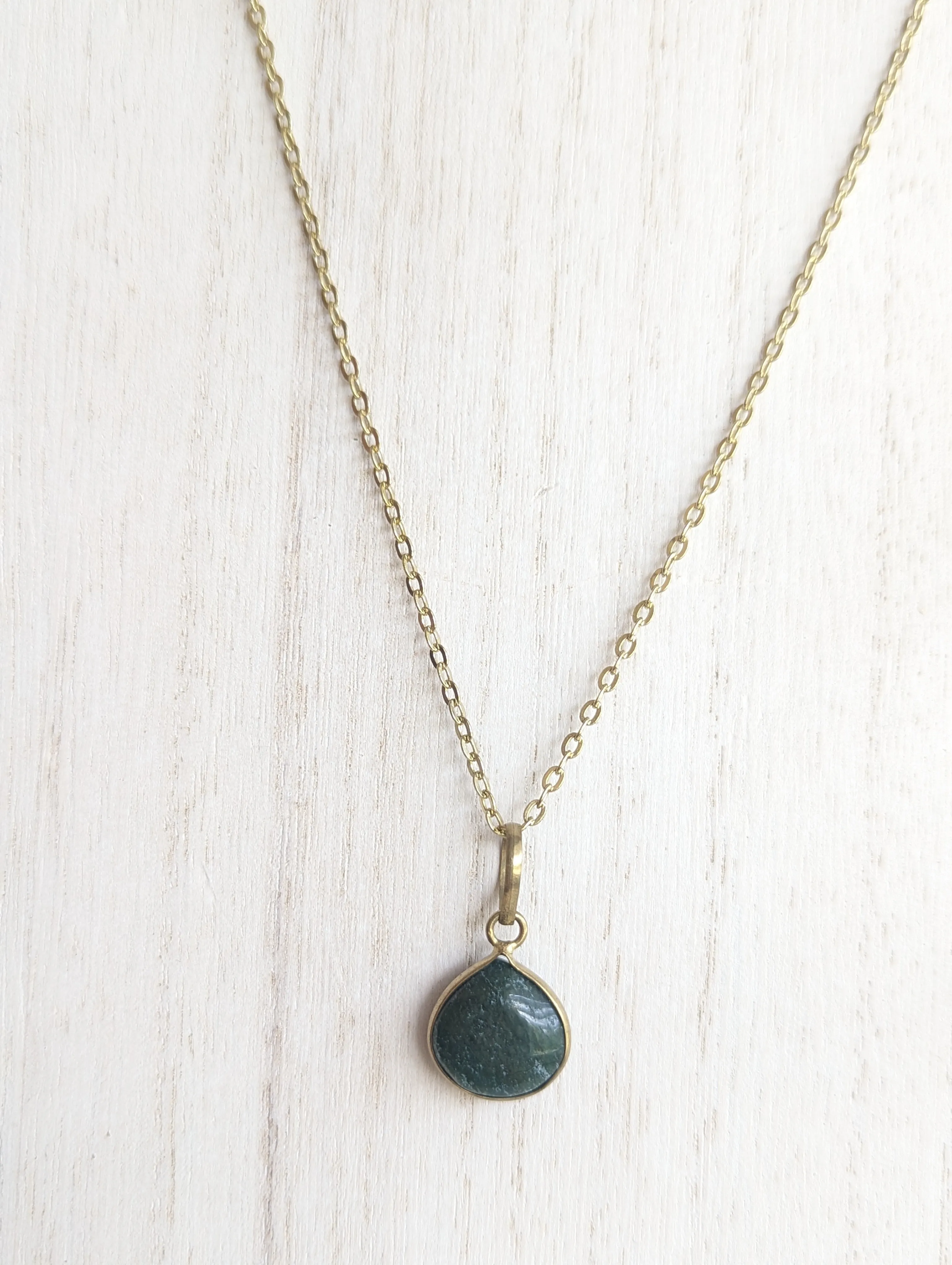 Precious Forrest Stone Necklace