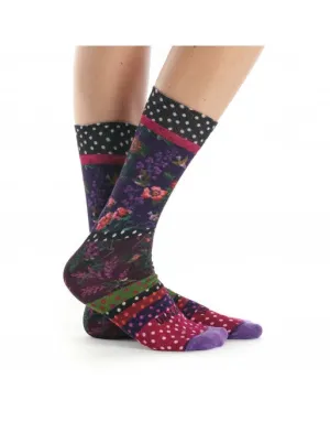 Printed ‘Precious’ bamboo sock
