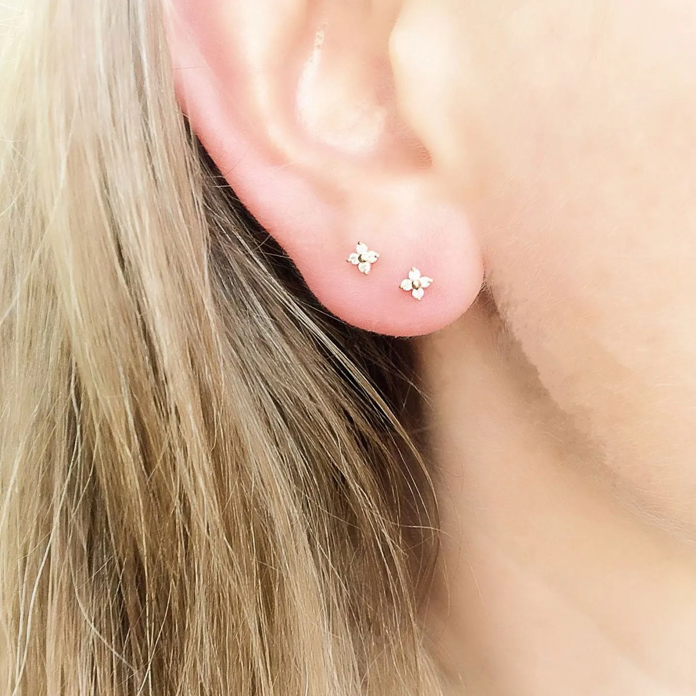 Quadra Petite Post Earrings