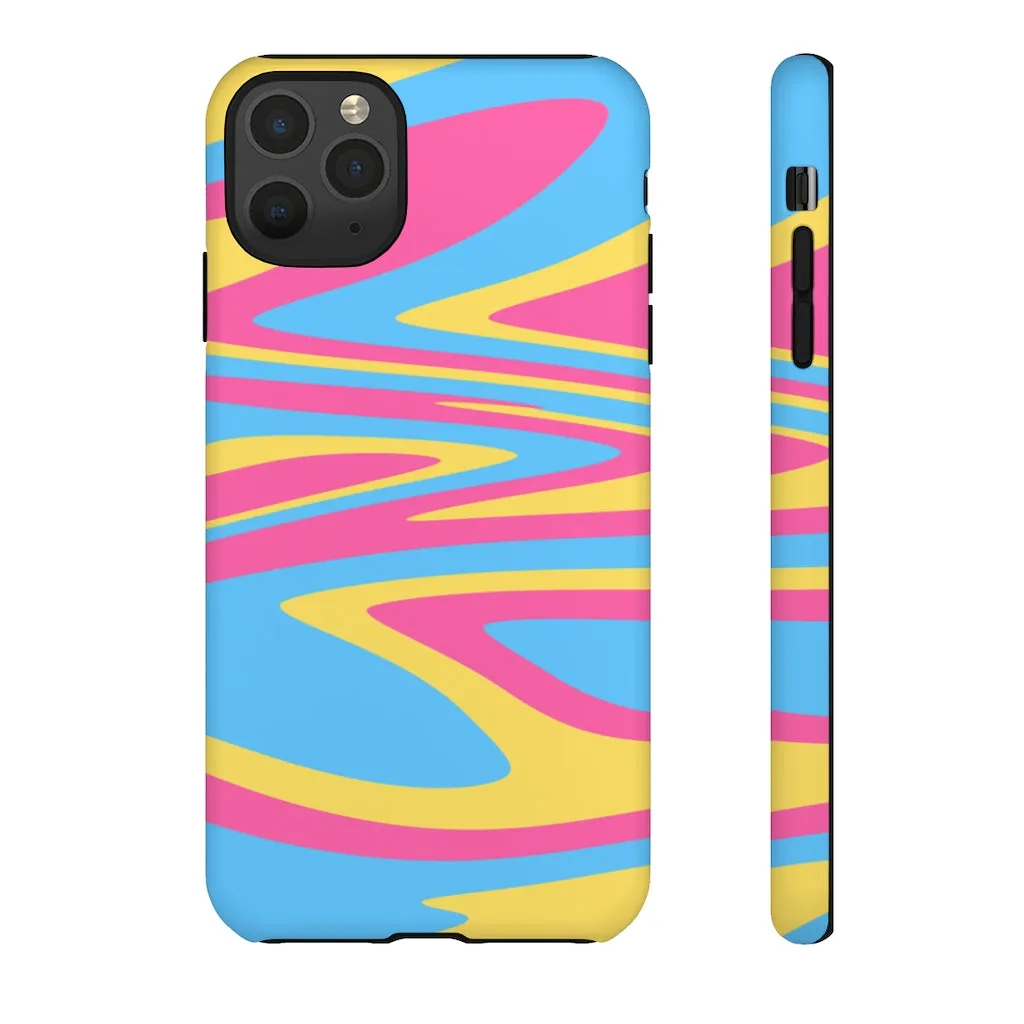 Retro Pansexual Flag Phone Case for Apple & Samsung
