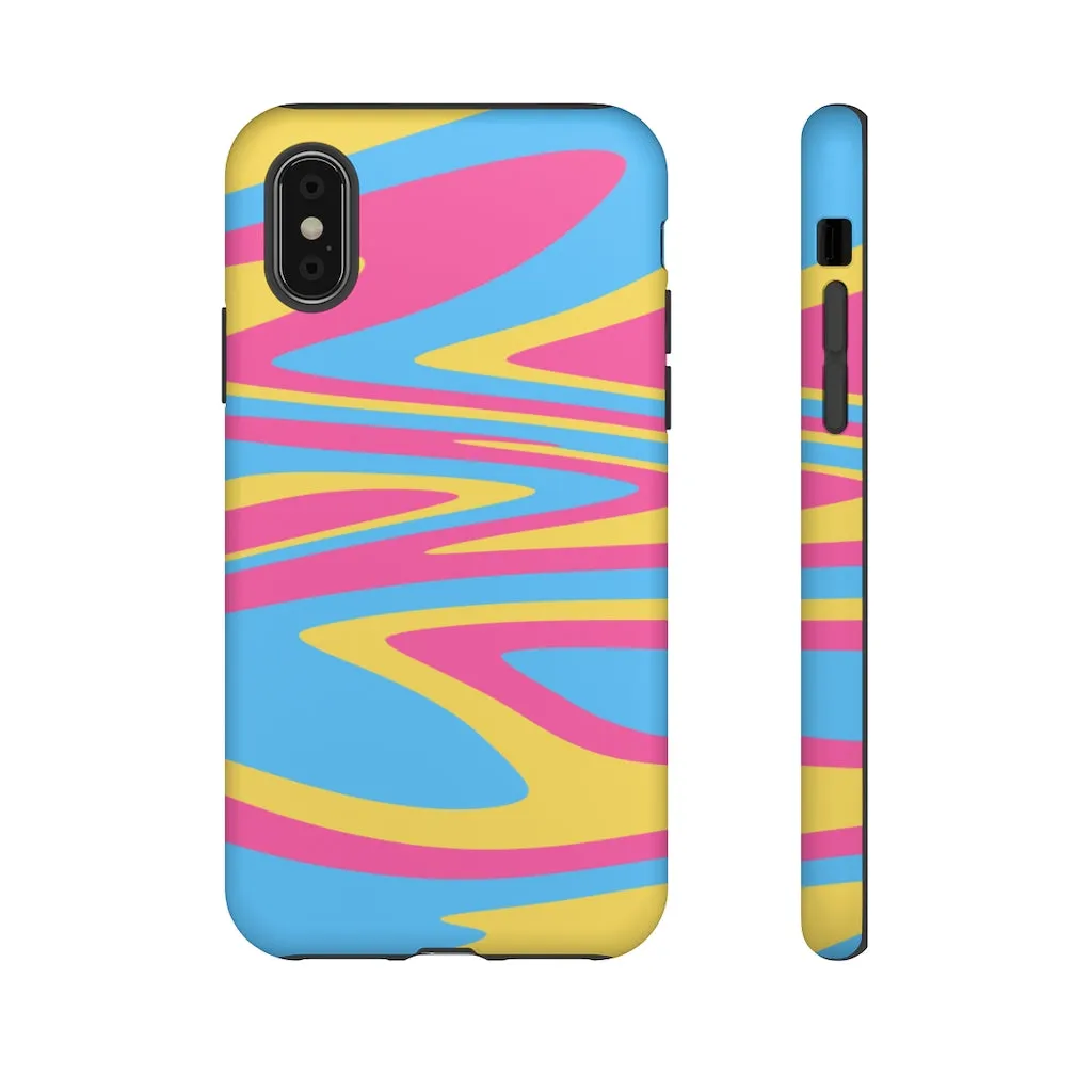 Retro Pansexual Flag Phone Case for Apple & Samsung