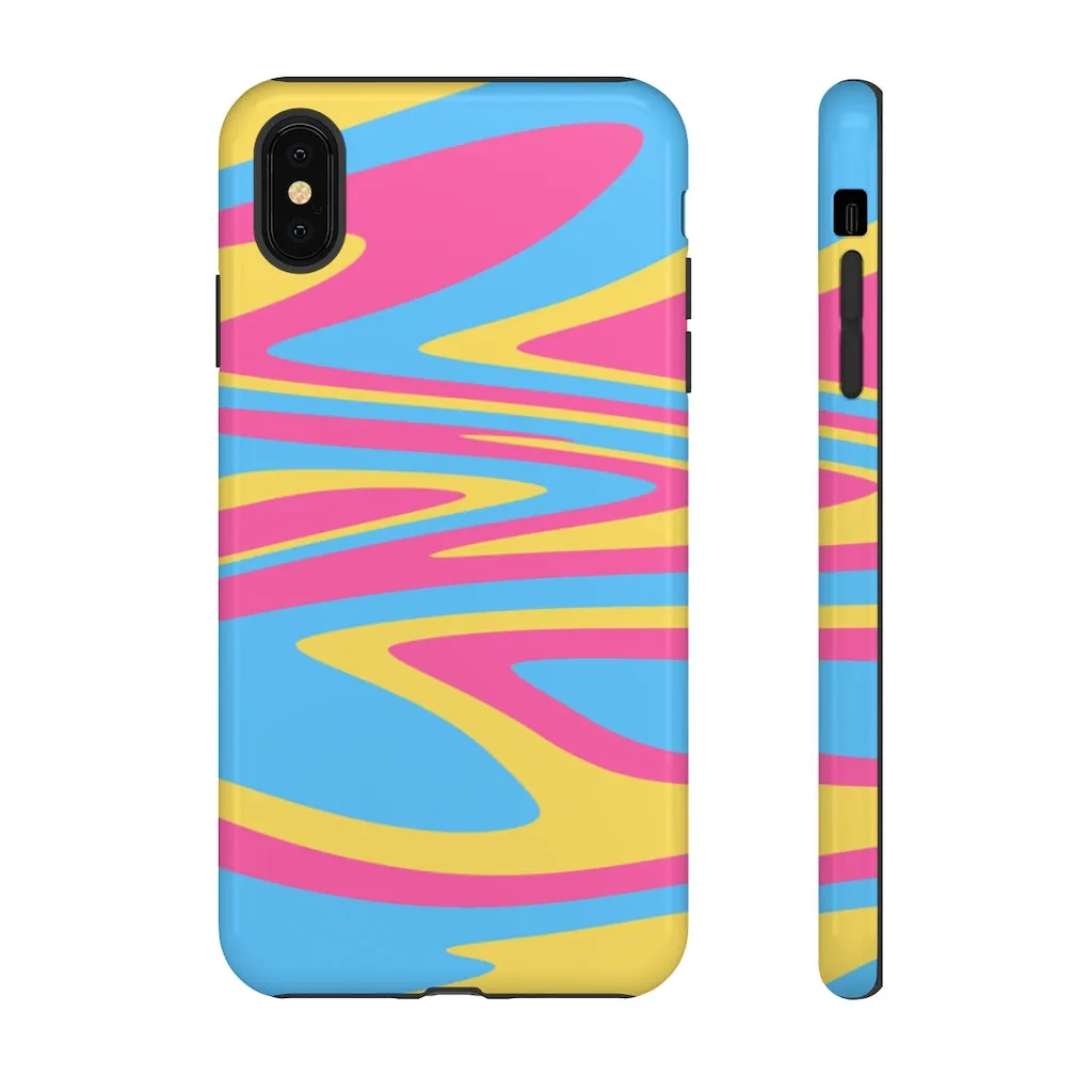 Retro Pansexual Flag Phone Case for Apple & Samsung