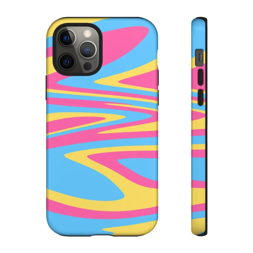 Retro Pansexual Flag Phone Case for Apple & Samsung