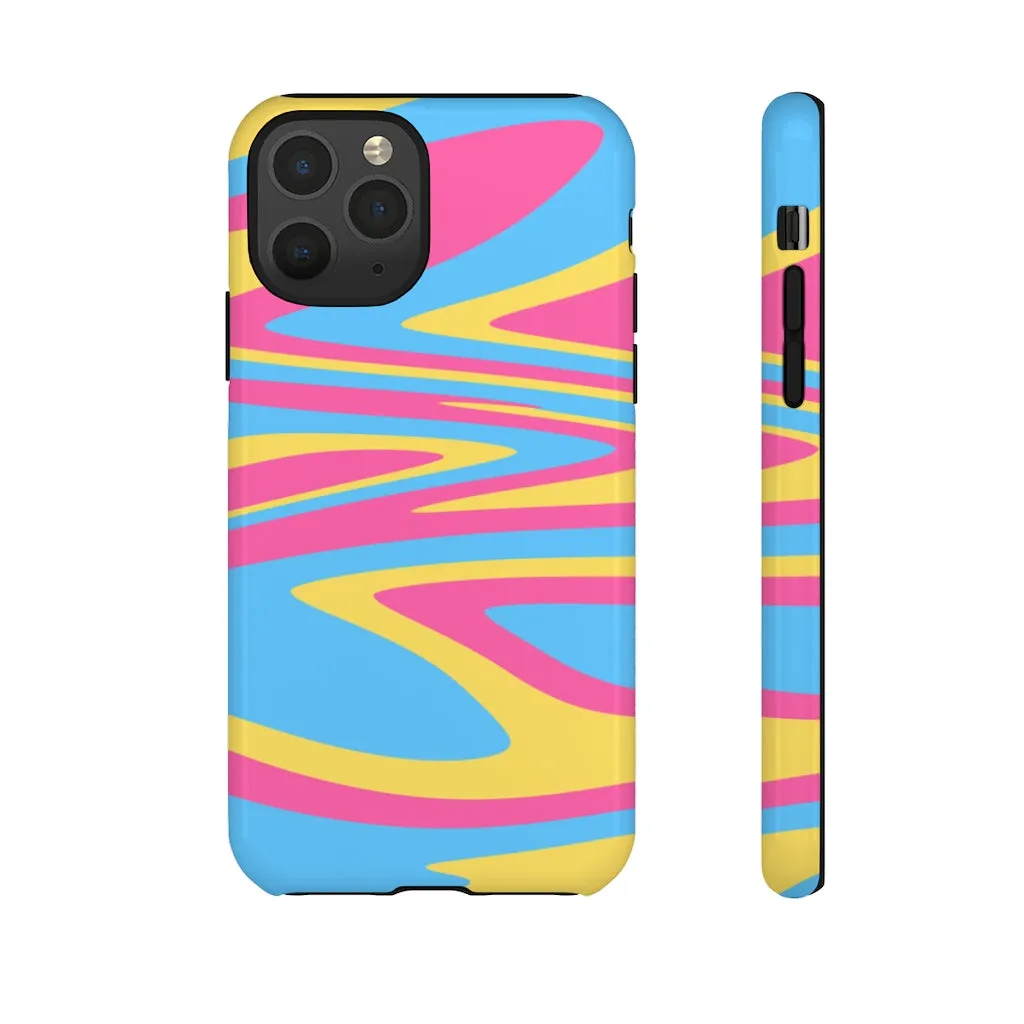 Retro Pansexual Flag Phone Case for Apple & Samsung