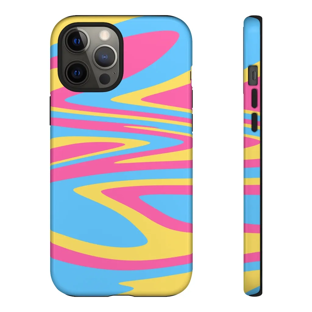 Retro Pansexual Flag Phone Case for Apple & Samsung