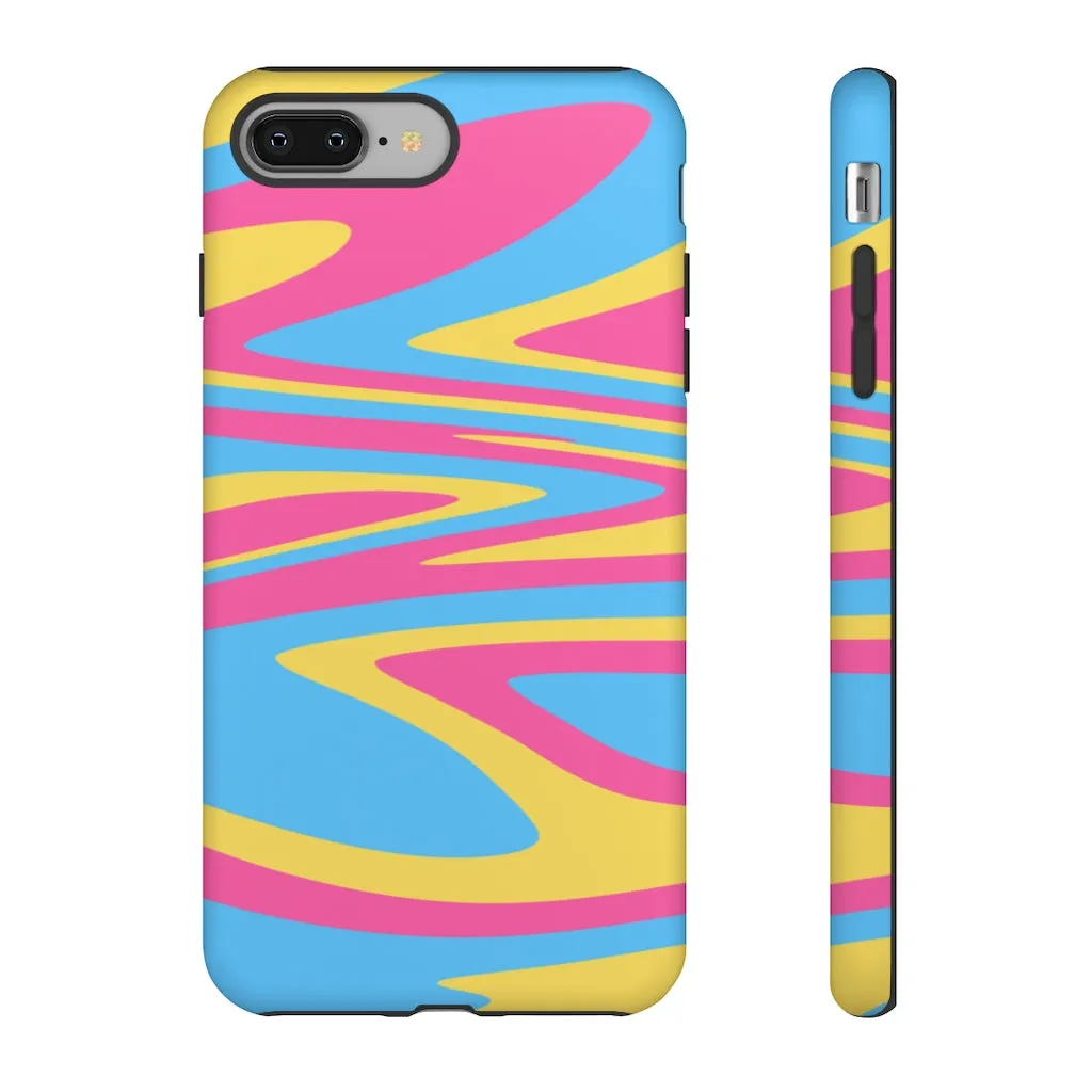 Retro Pansexual Flag Phone Case for Apple & Samsung