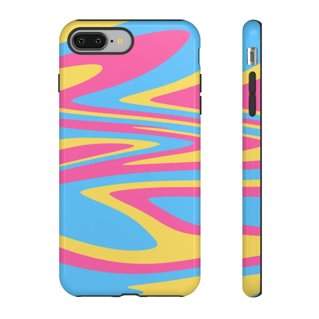 Retro Pansexual Flag Phone Case for Apple & Samsung