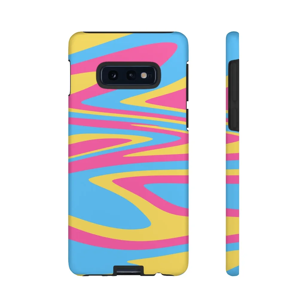 Retro Pansexual Flag Phone Case for Apple & Samsung