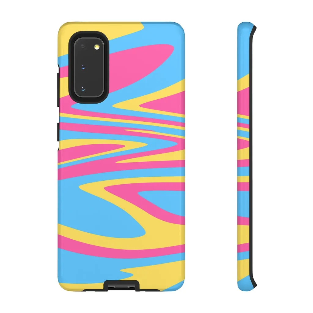 Retro Pansexual Flag Phone Case for Apple & Samsung