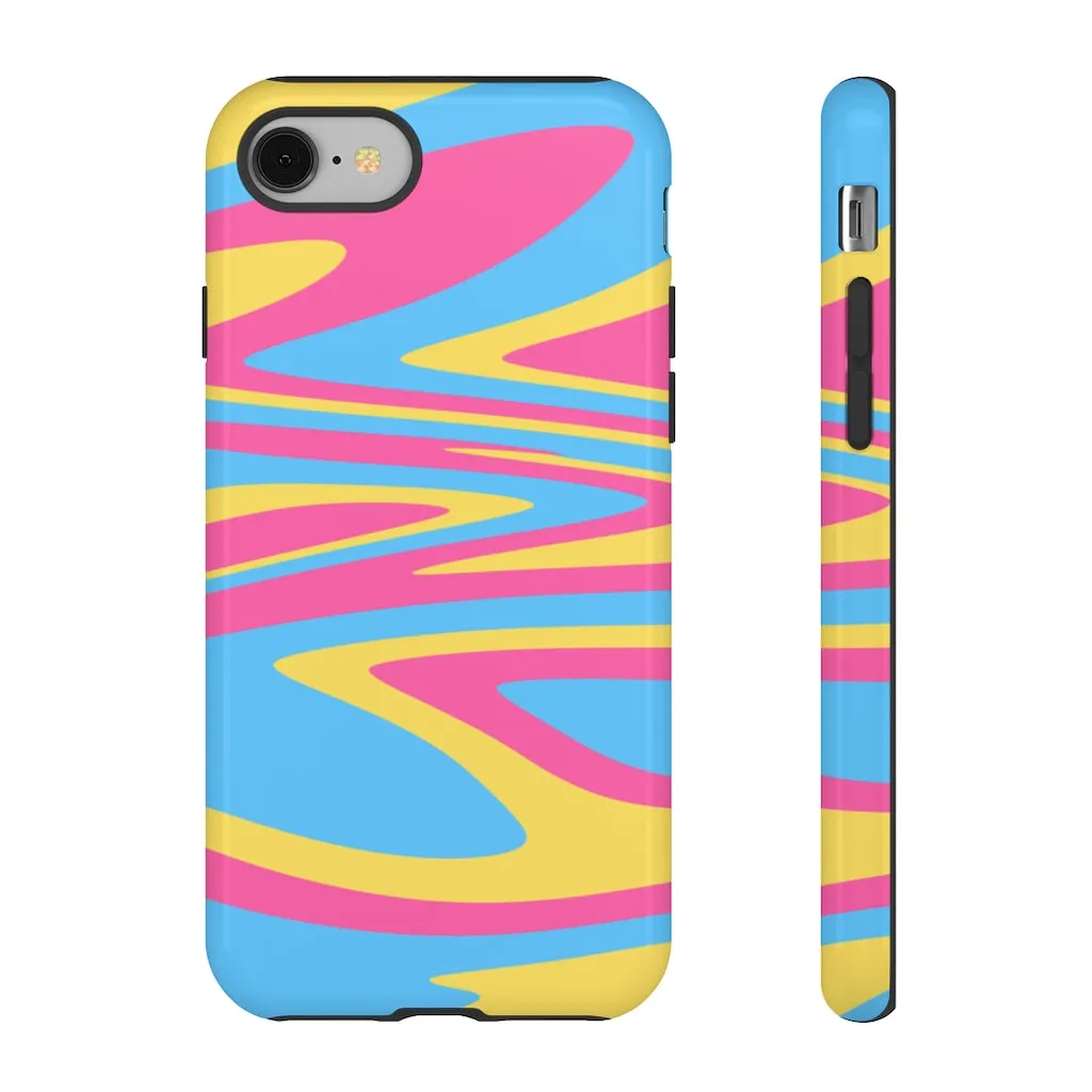 Retro Pansexual Flag Phone Case for Apple & Samsung