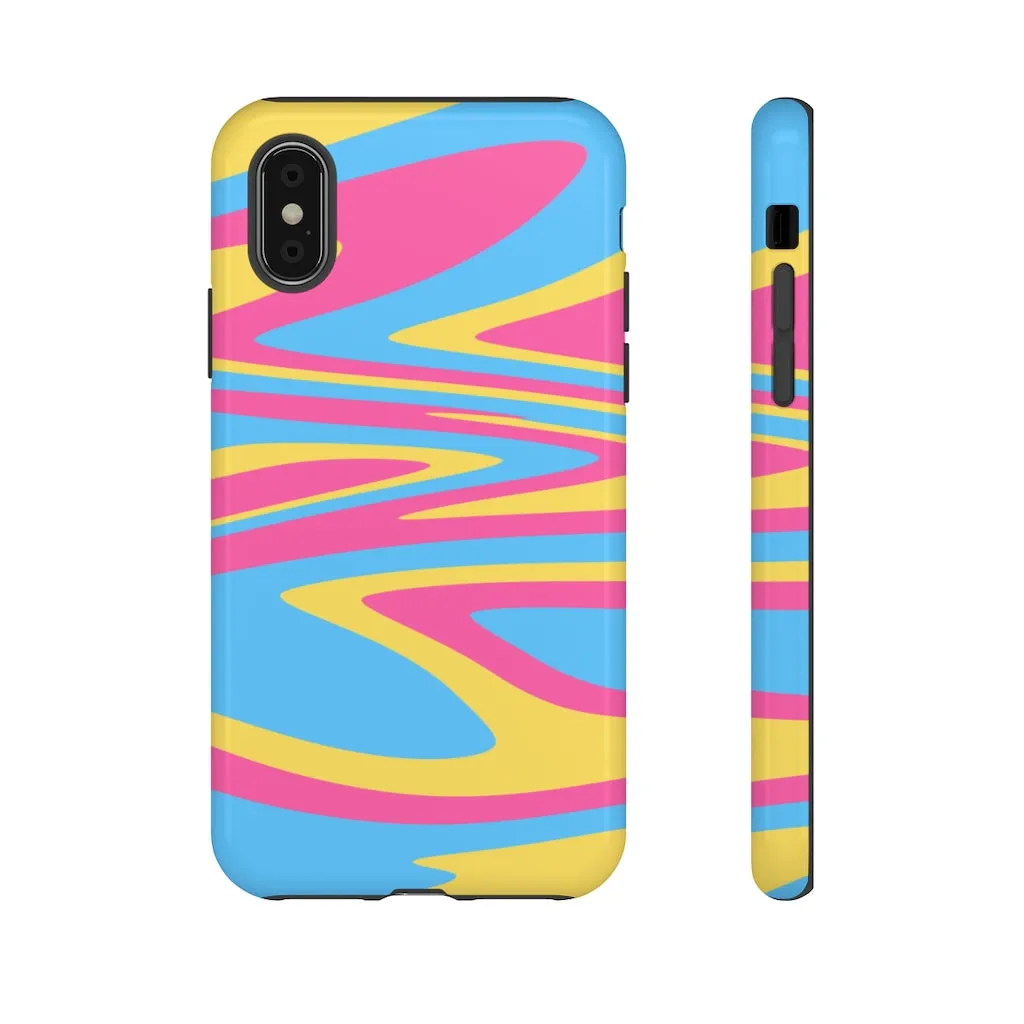 Retro Pansexual Flag Phone Case for Apple & Samsung