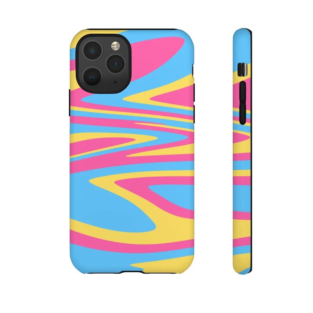 Retro Pansexual Flag Phone Case for Apple & Samsung