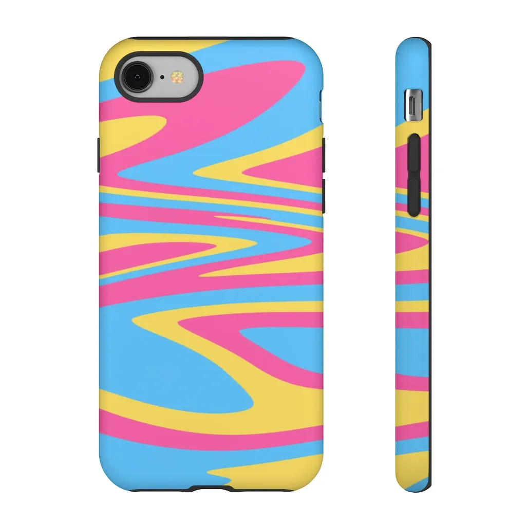 Retro Pansexual Flag Phone Case for Apple & Samsung