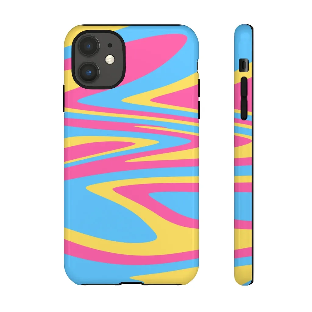 Retro Pansexual Flag Phone Case for Apple & Samsung