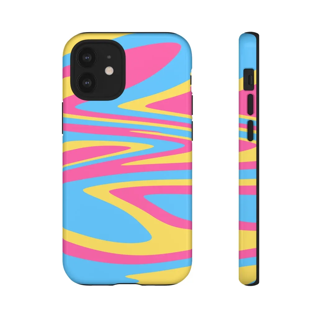Retro Pansexual Flag Phone Case for Apple & Samsung