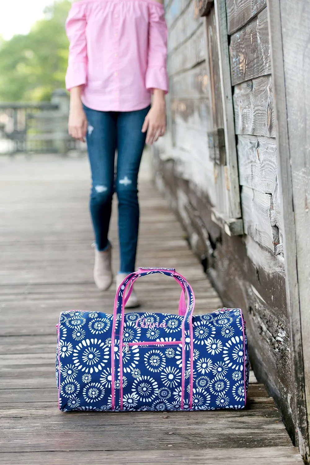 Riley Duffel Bag - Personalized