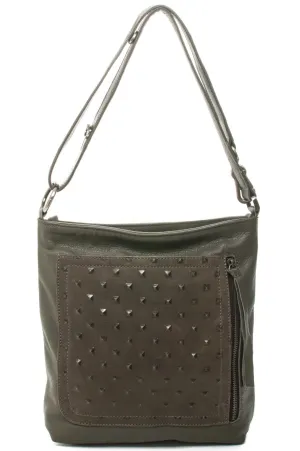 RILEY Olive Studded