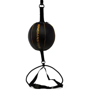 RingMaster Sports Double End Round Speed Ball Champion Series Synthetic Leather Gold/Black