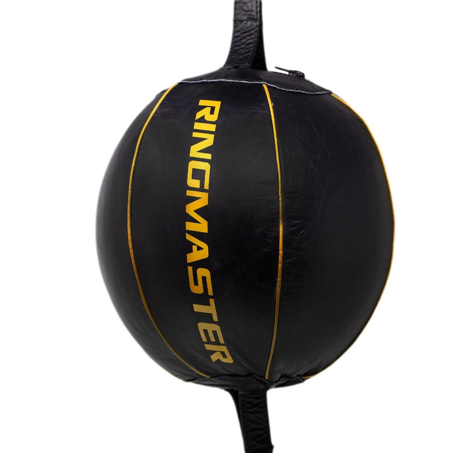 RingMaster Sports Double End Round Speed Ball Champion Series Synthetic Leather Gold/Black