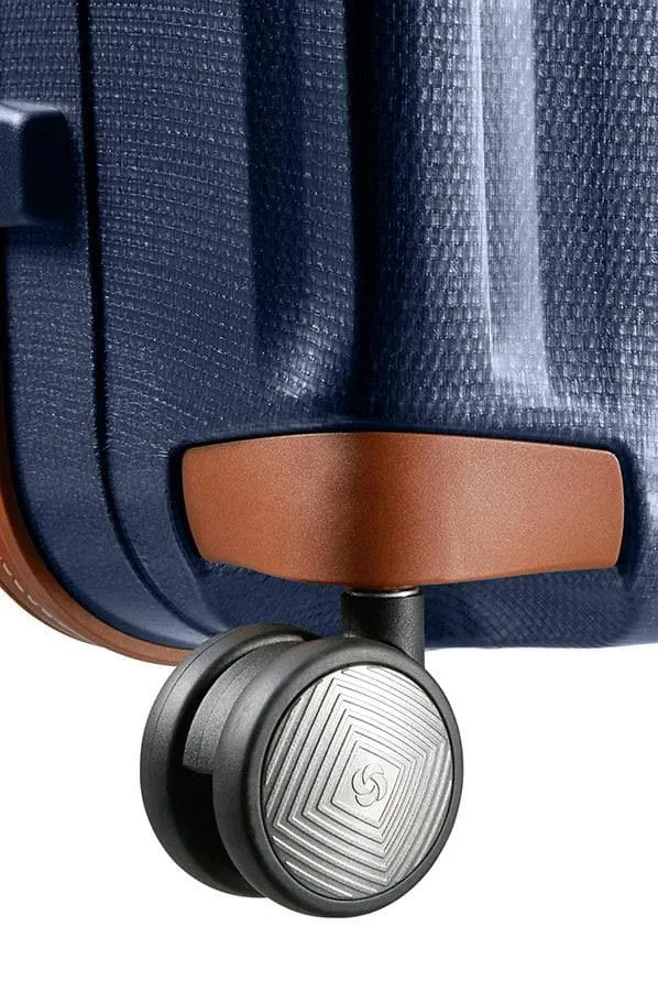 SAMSONITE LITE CUBE DLX 55CM SPINNER MIDNIGHT BLUE