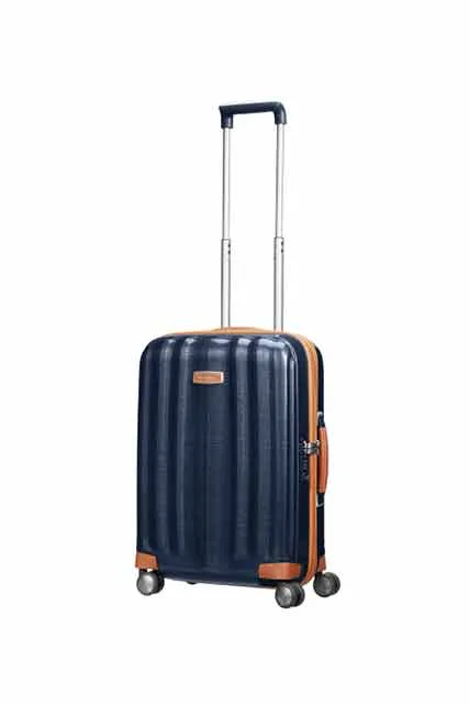 SAMSONITE LITE CUBE DLX 55CM SPINNER MIDNIGHT BLUE