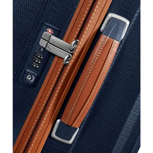 SAMSONITE LITE CUBE DLX 55CM SPINNER MIDNIGHT BLUE