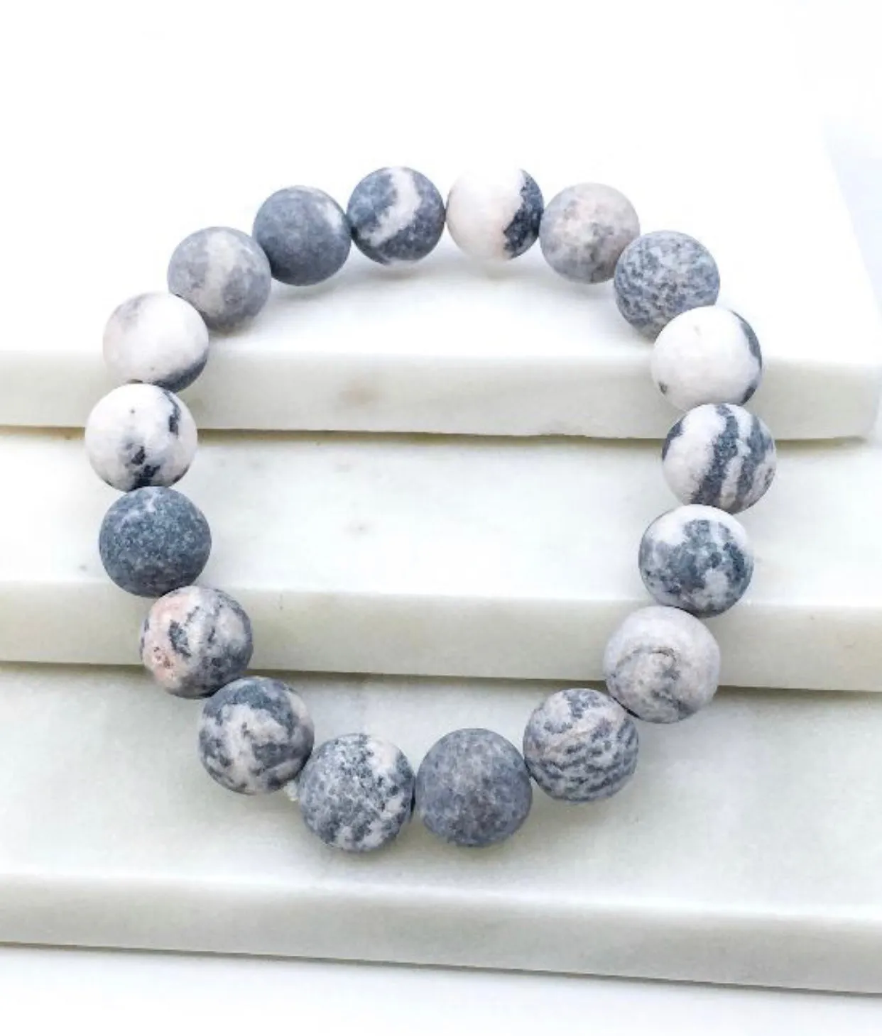 Semi Precious Stone Stackable Bracelet
