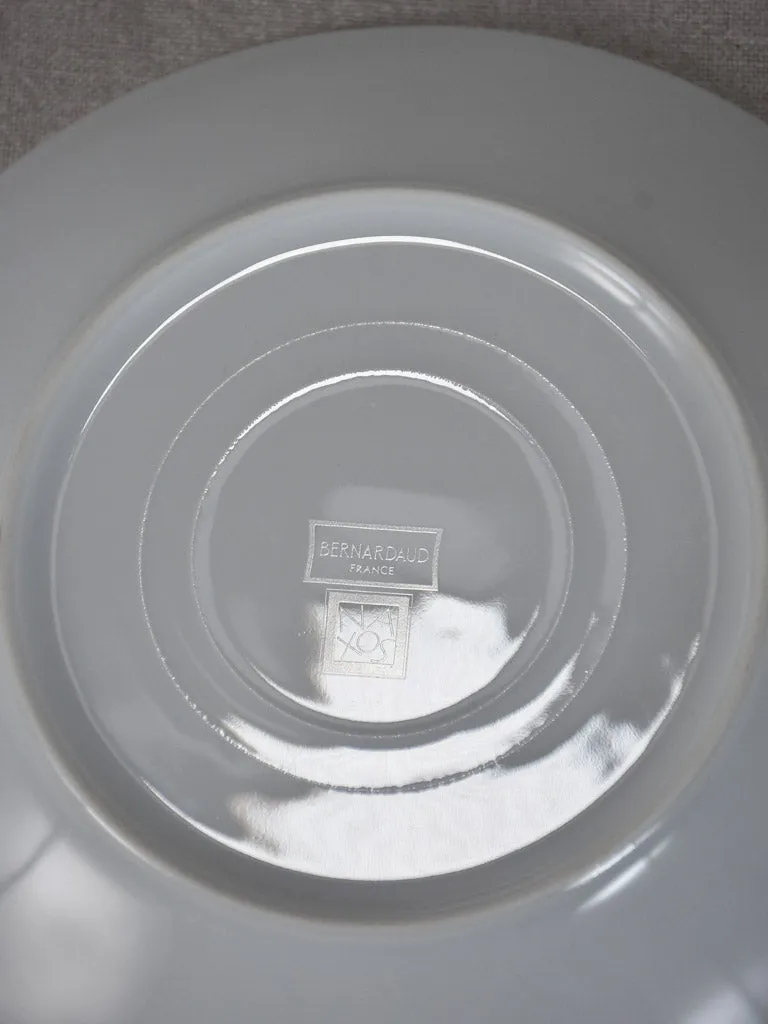 Set of ten superb vintage Bernardaud Limoges bowls - white Naxos 9"