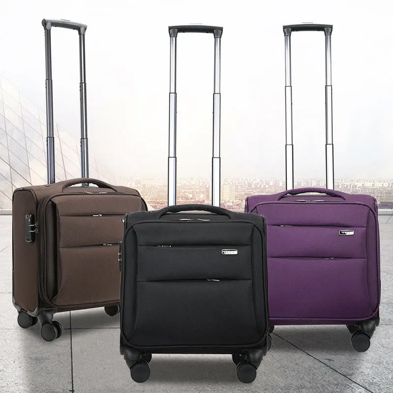 Small Luggage Trolley Case Multifunctional Oxford Wheel Bag For Travel