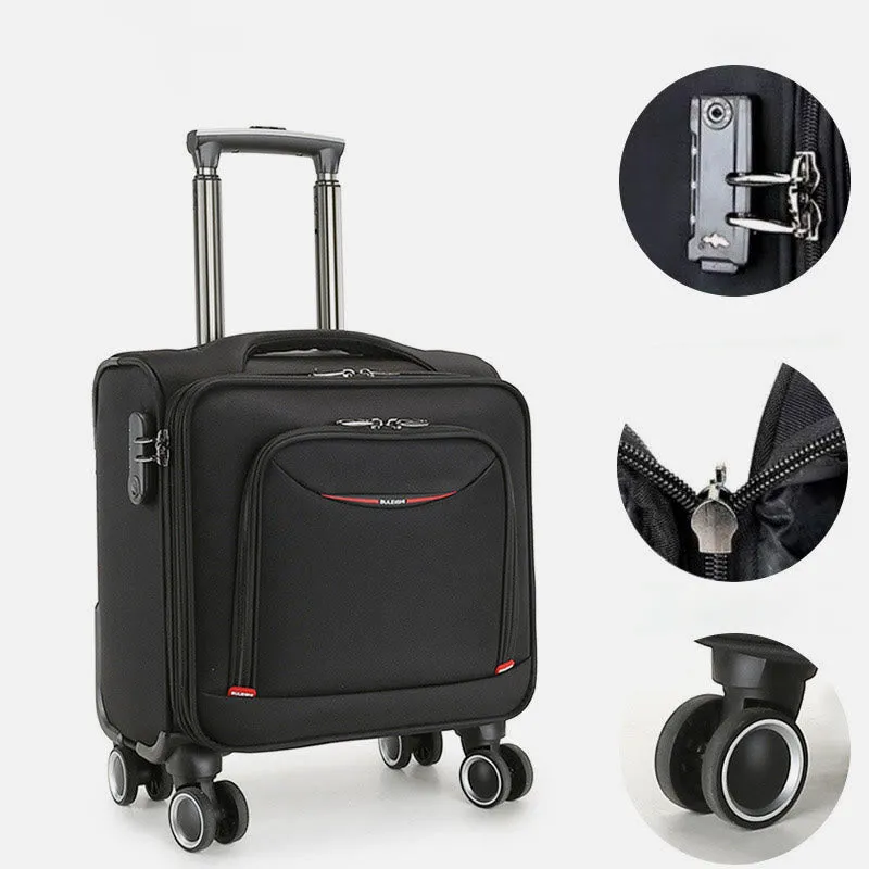 Small Luggage Trolley Case Multifunctional Oxford Wheel Bag For Travel