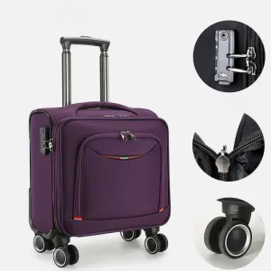 Small Luggage Trolley Case Multifunctional Oxford Wheel Bag For Travel