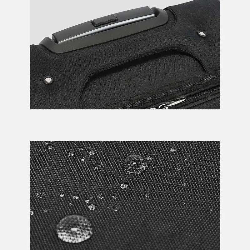 Small Luggage Trolley Case Multifunctional Oxford Wheel Bag For Travel