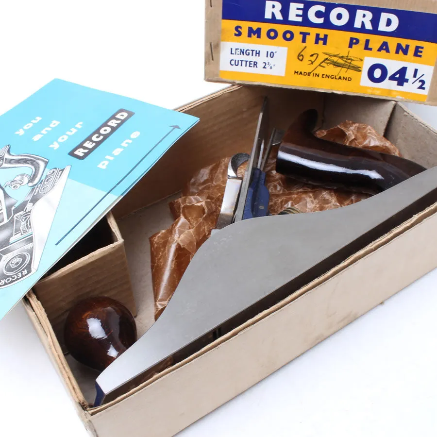 SOLD - Record Smoothing Plane no. 04 ½ - Mint