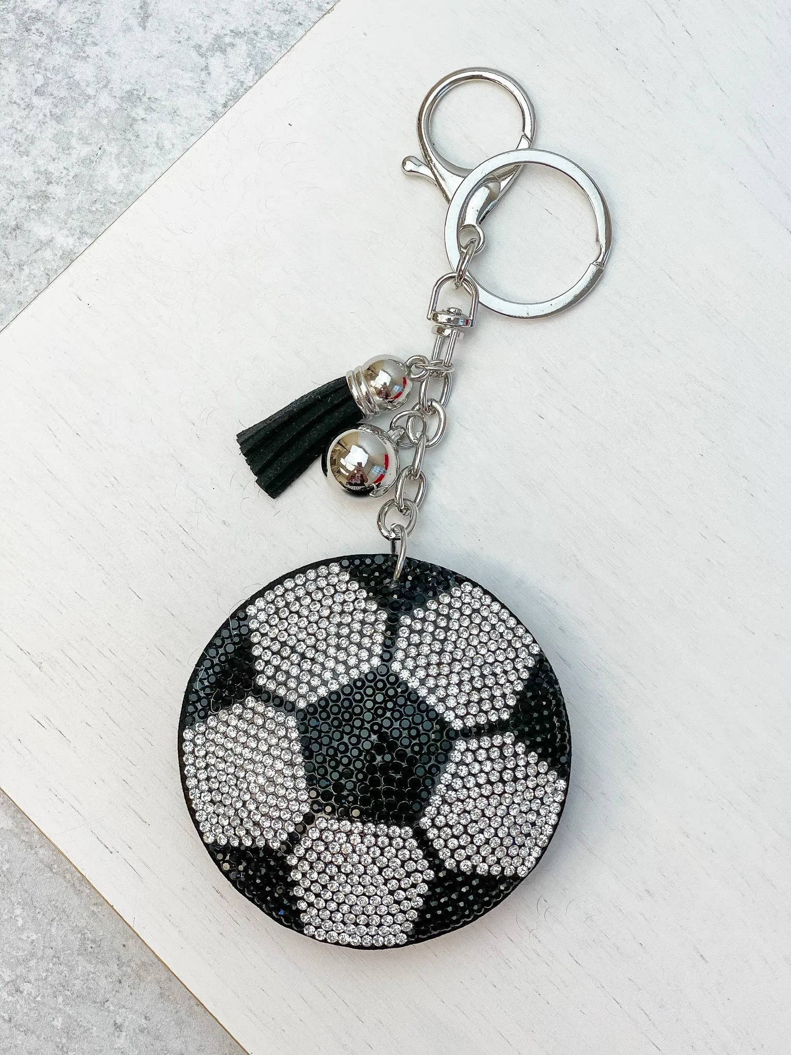 Sports Ball Glitzy Key Chains