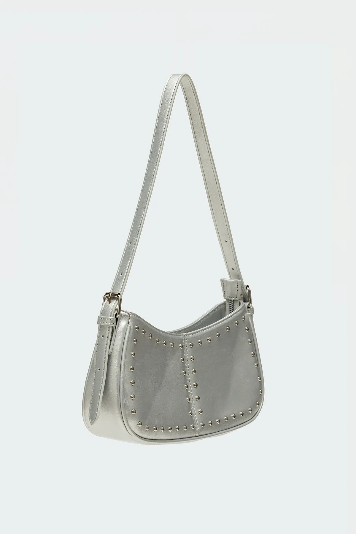 Studded Metallic Bag
