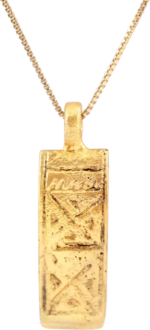 SUPERB VIKING WARRIOR'S BRACELET PENDANT NECKLACE, 10th-11th CENTURY AD