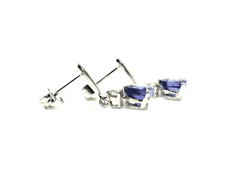 Tanzanite And Diamond Classic Earring Ad No. 0732