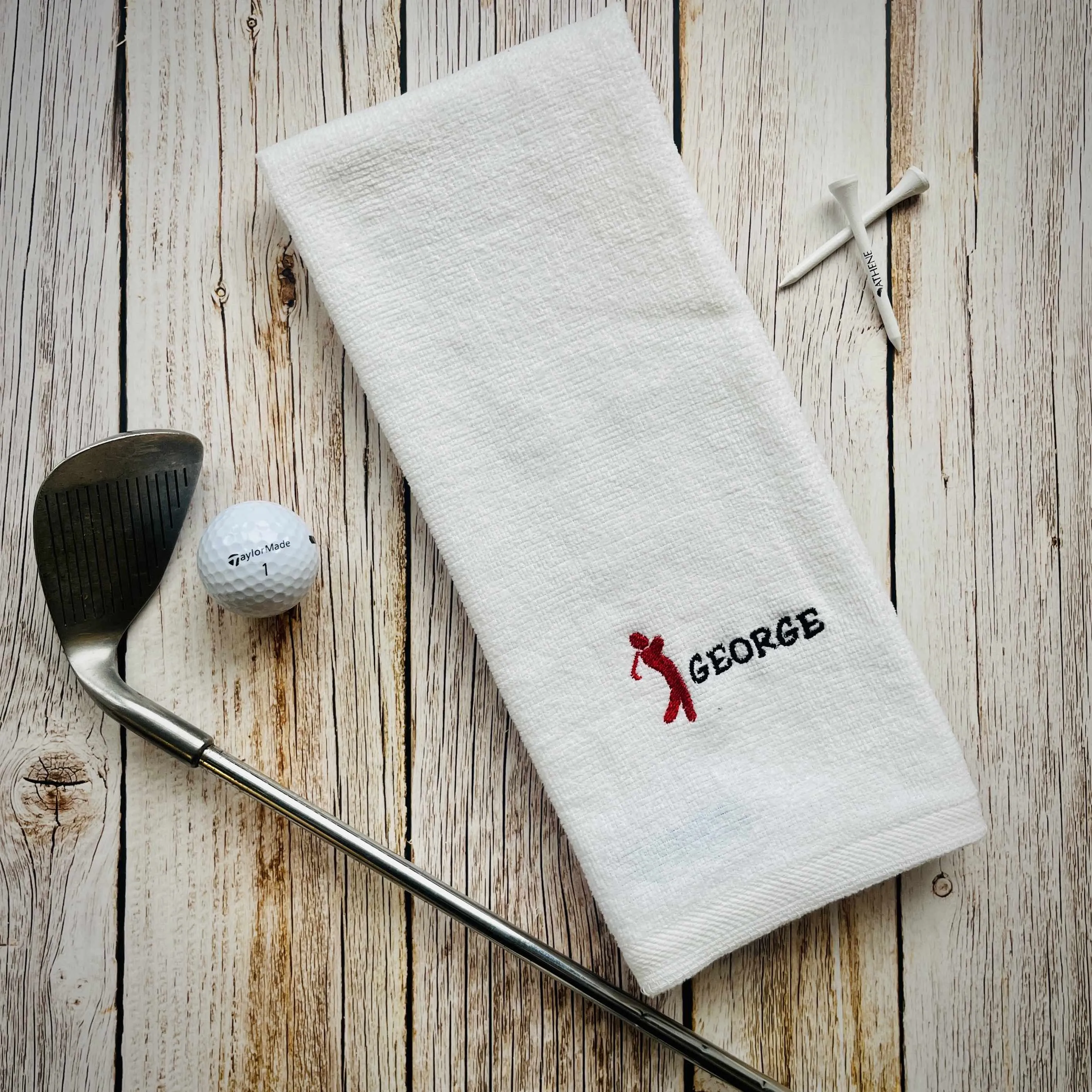 Tee Time Custom Golf Towel