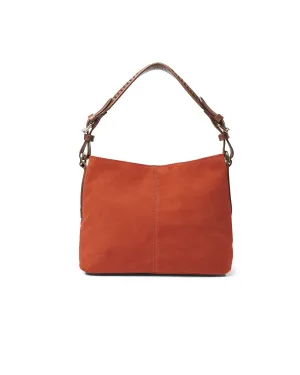 The Mini Tetbury Tote Bag - Sunset Orange Suede