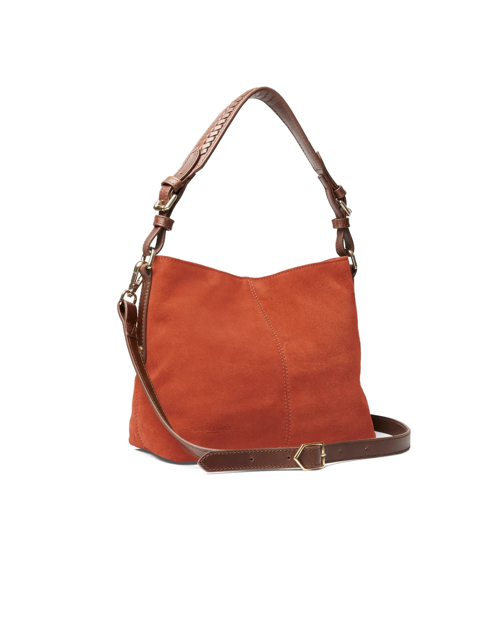 The Mini Tetbury Tote Bag - Sunset Orange Suede