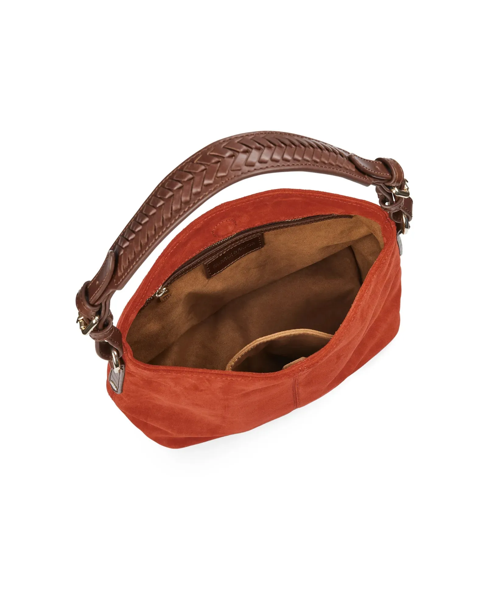 The Mini Tetbury Tote Bag - Sunset Orange Suede