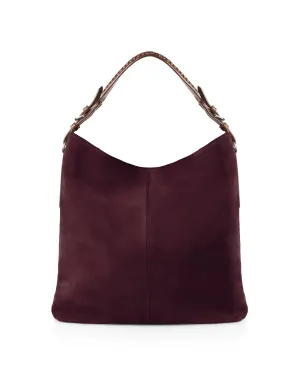 The Tetbury Tote Bag - Plum Suede