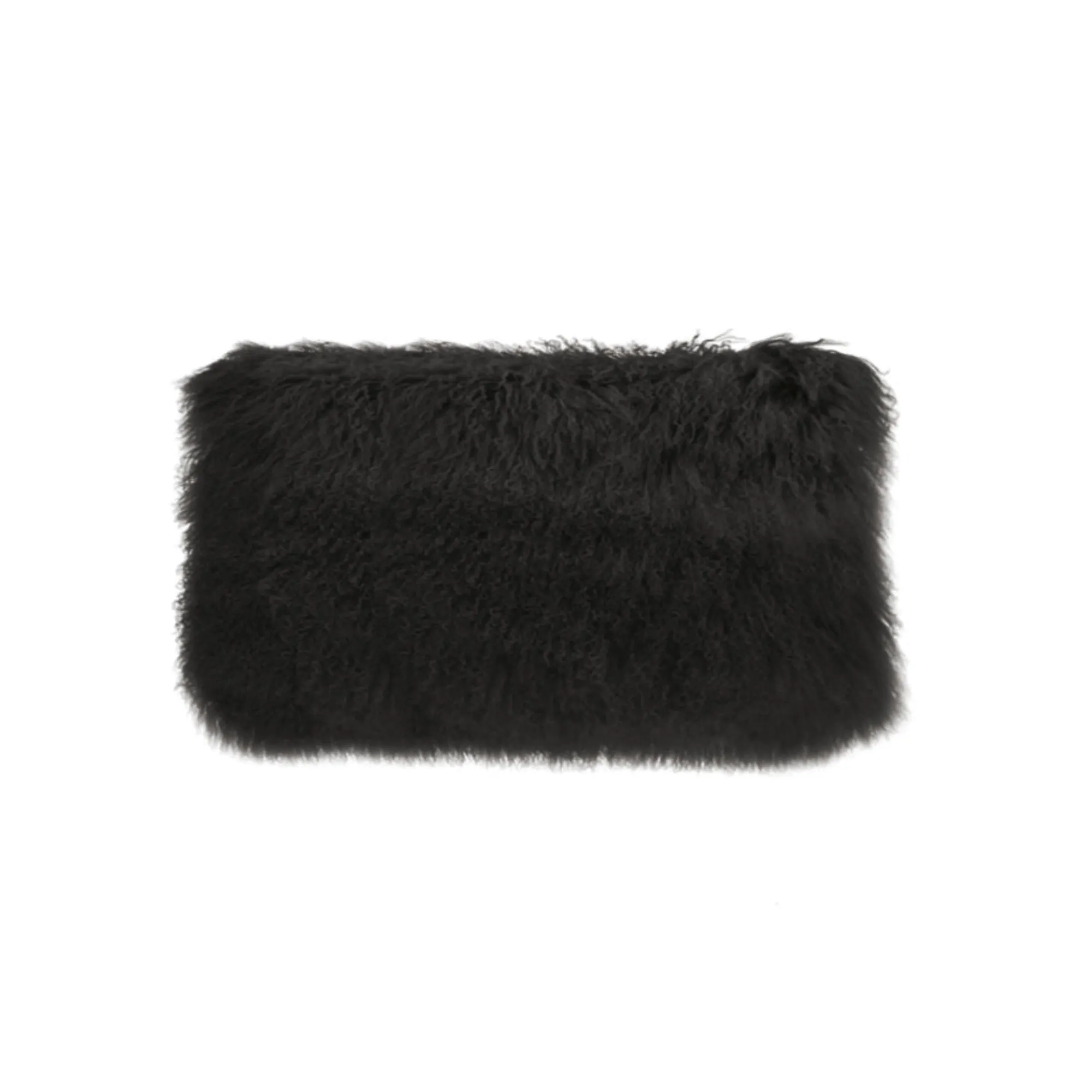 Tibetan Fur Cushions | Black | Assorted Sizes