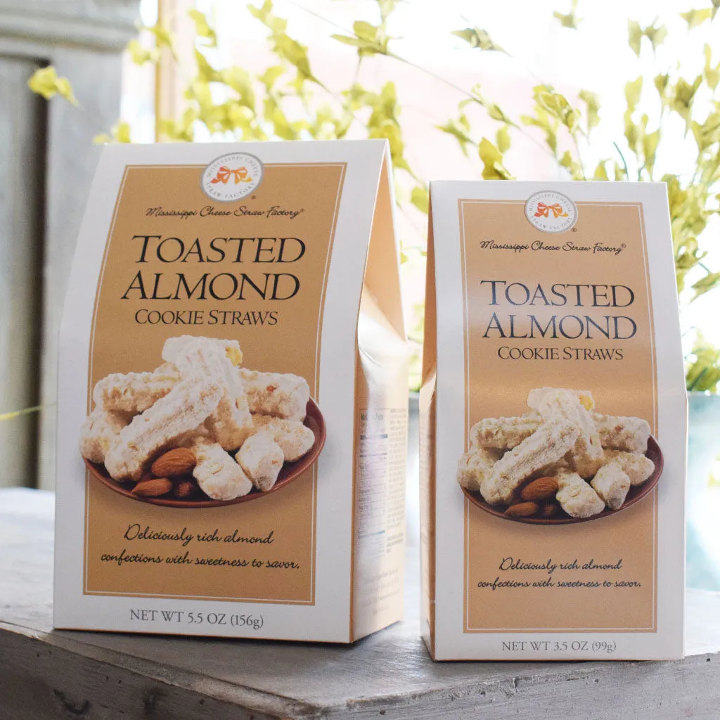 Toasted Almond Straws 3.5 oz.