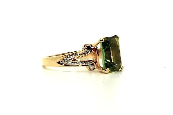 Tourmoline Split-cart Ring Ad No.0454
